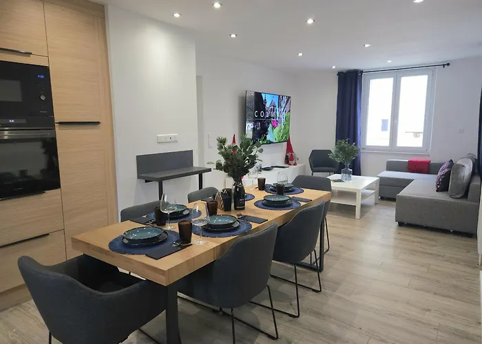 Apartment Familial- T3 Luxe- Borne Ve- Recharging Station - 5min De La Gare-